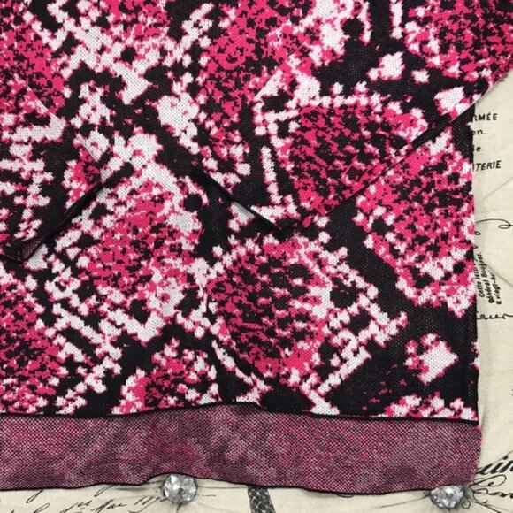 DKNY Women's Python-Print Sweater - Picture 4 of 6